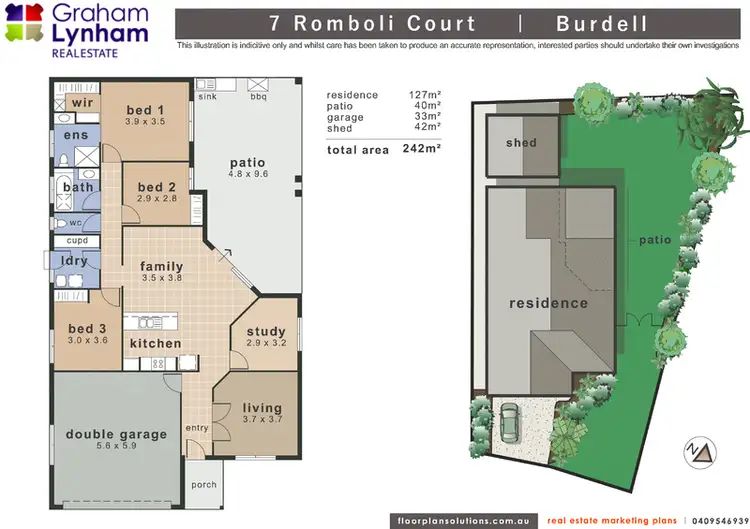 Floorplan of Homely house listing, 7 Romboli Court, Burdell QLD 4818