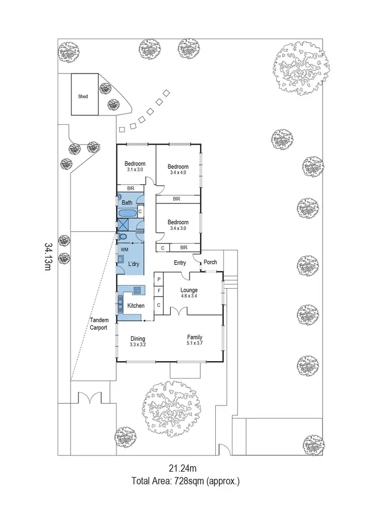 Floorplan of Homely house listing, 20 Stinton Avenue, Newtown VIC 3220