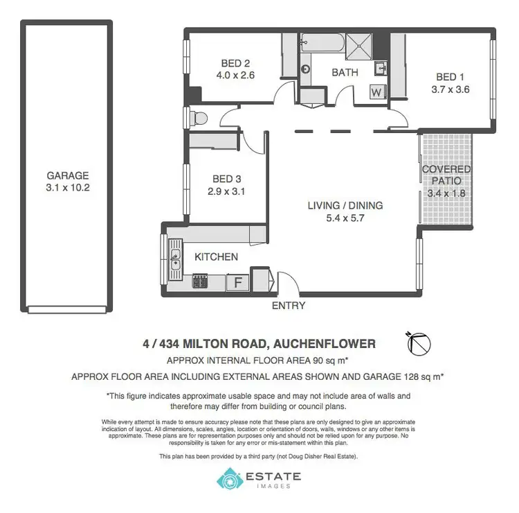 Floorplan of Homely unit listing, 4/23 Burt Street, Auchenflower QLD 4066