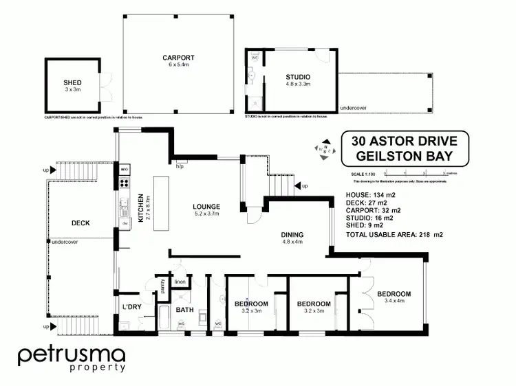 Floorplan of Homely house listing, 30 Astor Drive, Geilston Bay TAS 7015