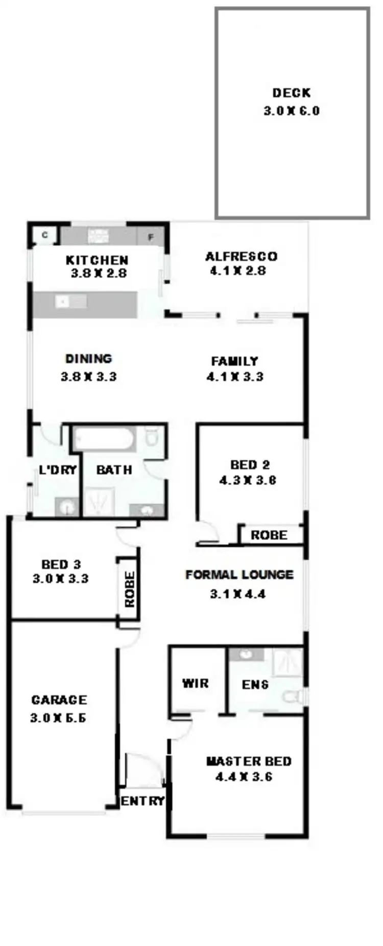 Floorplan of Homely house listing, 34 Rafter Parade, Ropes Crossing NSW 2760