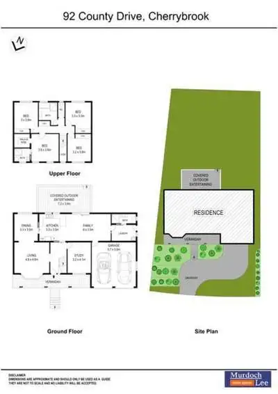 Floorplan of Homely house listing, 92 County Drive, Cherrybrook NSW 2126