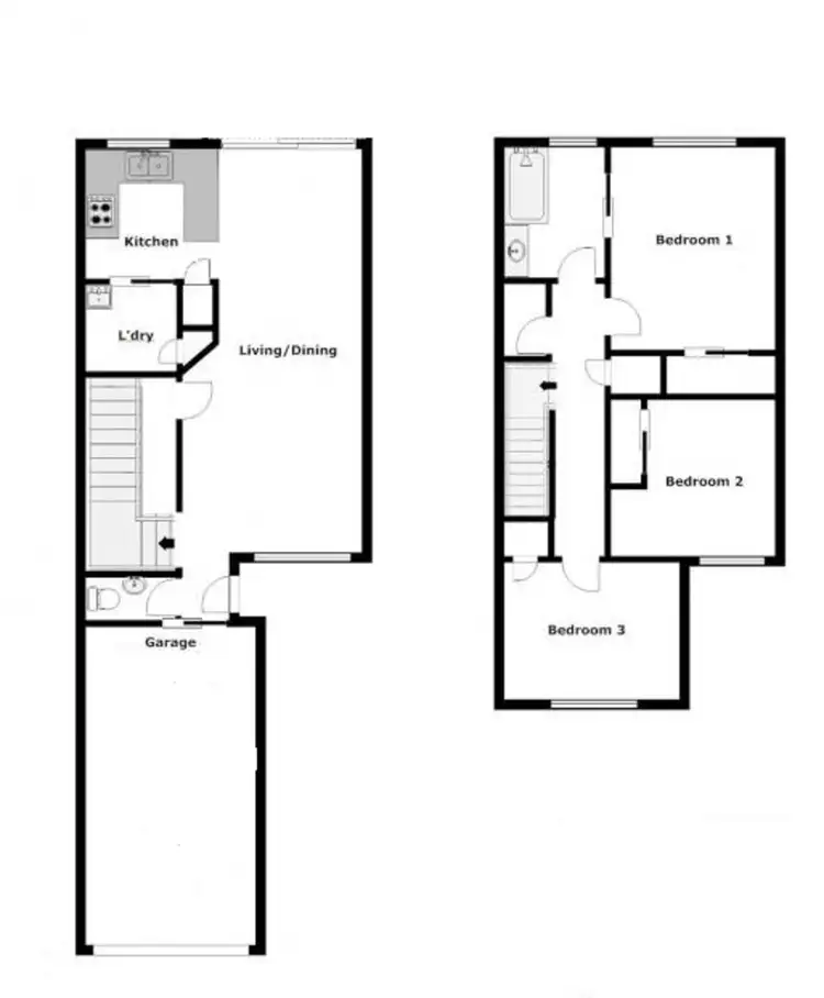 Floorplan of Homely townhouse listing, Address available on request