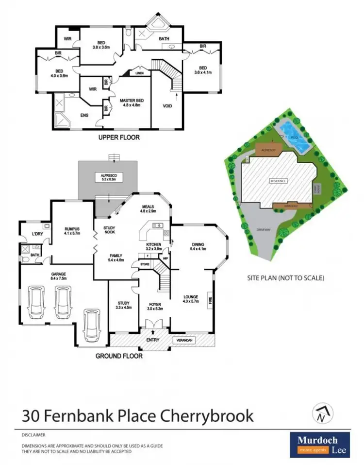 Floorplan of Homely house listing, 30 Fernbank Place, Cherrybrook NSW 2126