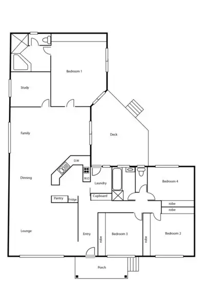 Floorplan of Homely house listing, 70 Streeton Drive, Rivett ACT 2611