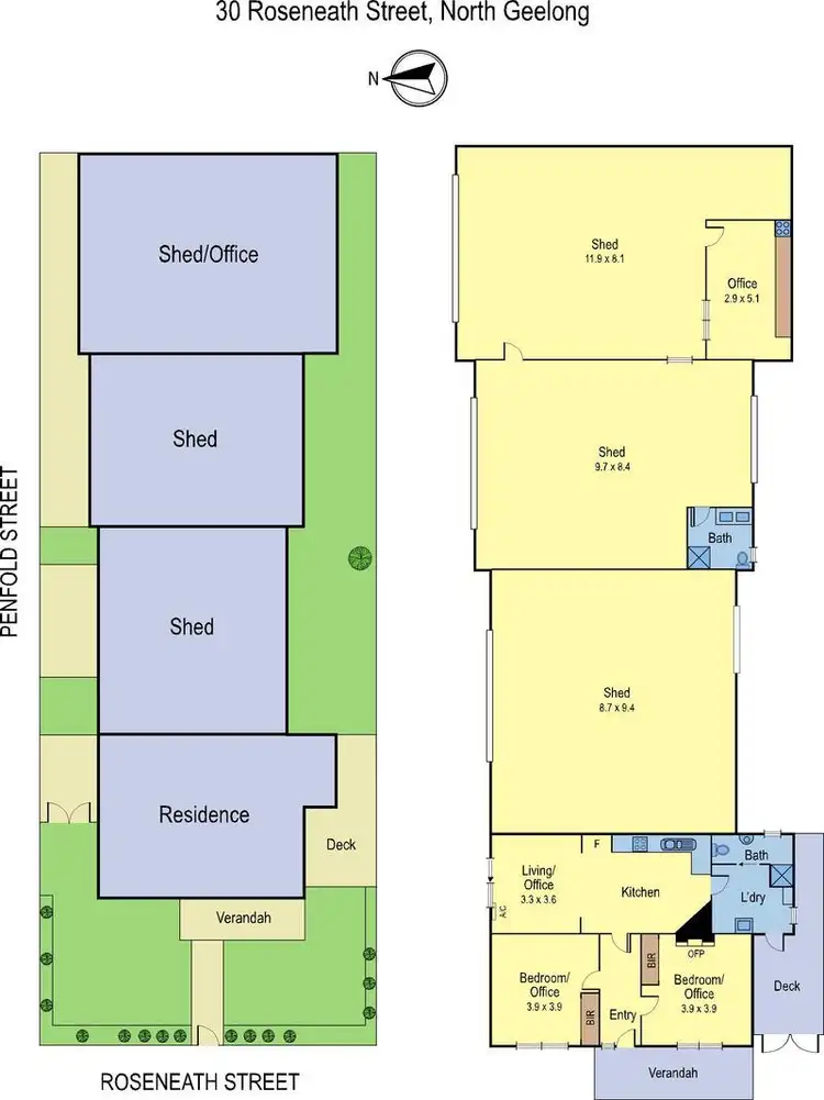 Floorplan of Homely house listing, 30 Roseneath Street, North Geelong VIC 3215