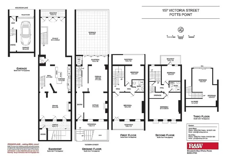 Floorplan of Homely terrace listing, 157 Victoria Street, Potts Point NSW 2011
