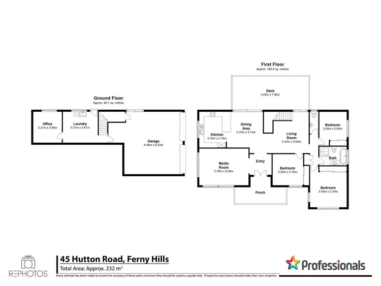 Floorplan of Homely house listing, 45 Hutton Road, Ferny Hills QLD 4055
