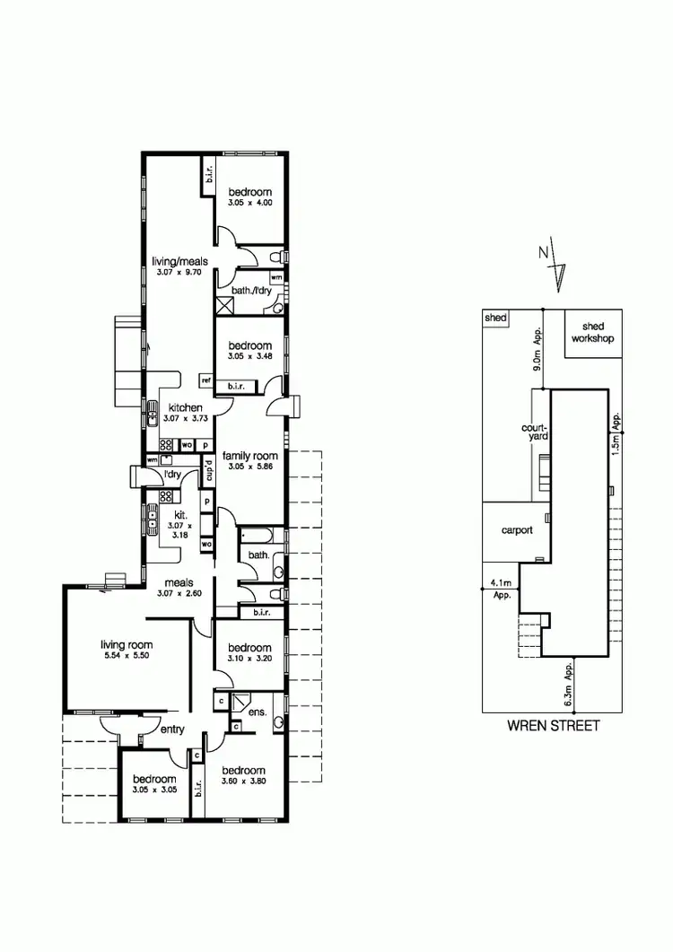 Floorplan of Homely house listing, 7 Wren Street, Altona VIC 3018