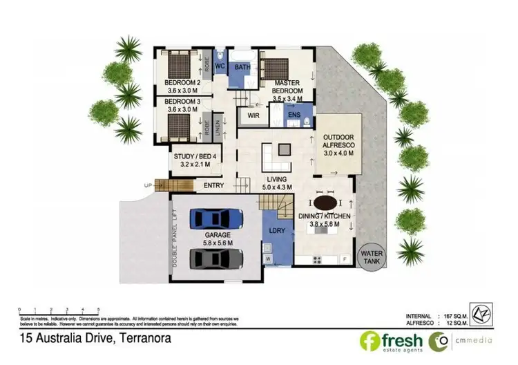 Floorplan of Homely house listing, 15 Australia Drive, Terranora NSW 2486