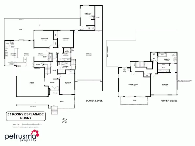 Floorplan of Homely house listing, 63 Rosny Esplanade, Rosny TAS 7018