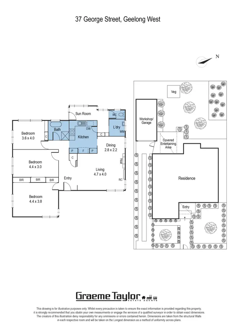 Floorplan of Homely house listing, 37 George Street, Geelong West VIC 3218