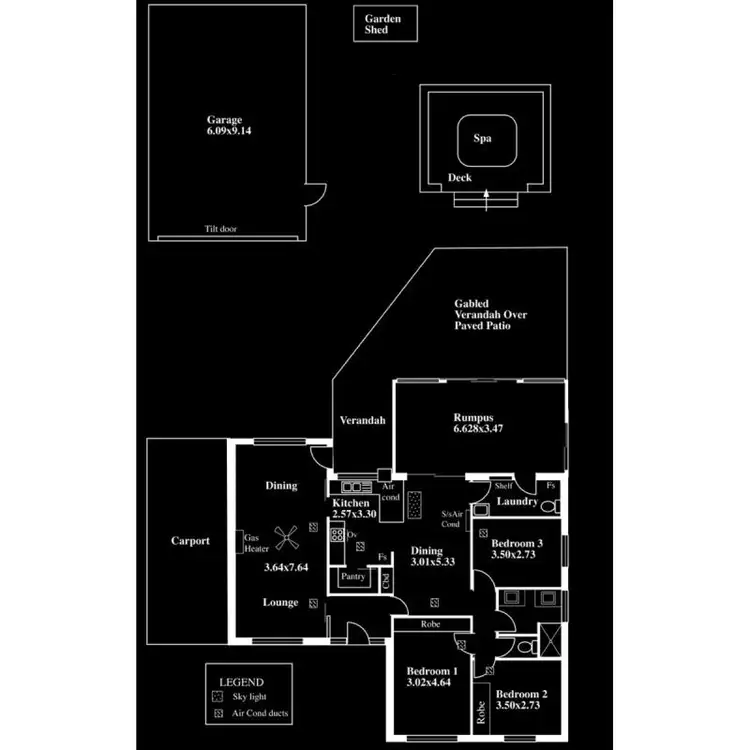 Floorplan of Homely house listing, 16 Holly Rise, Hackham West SA 5163