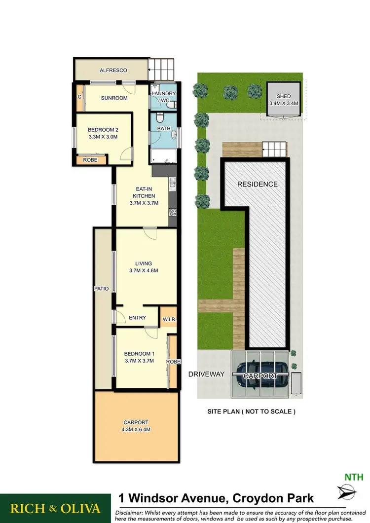 Floorplan of Homely house listing, 1 Windsor Avenue, Croydon Park NSW 2133
