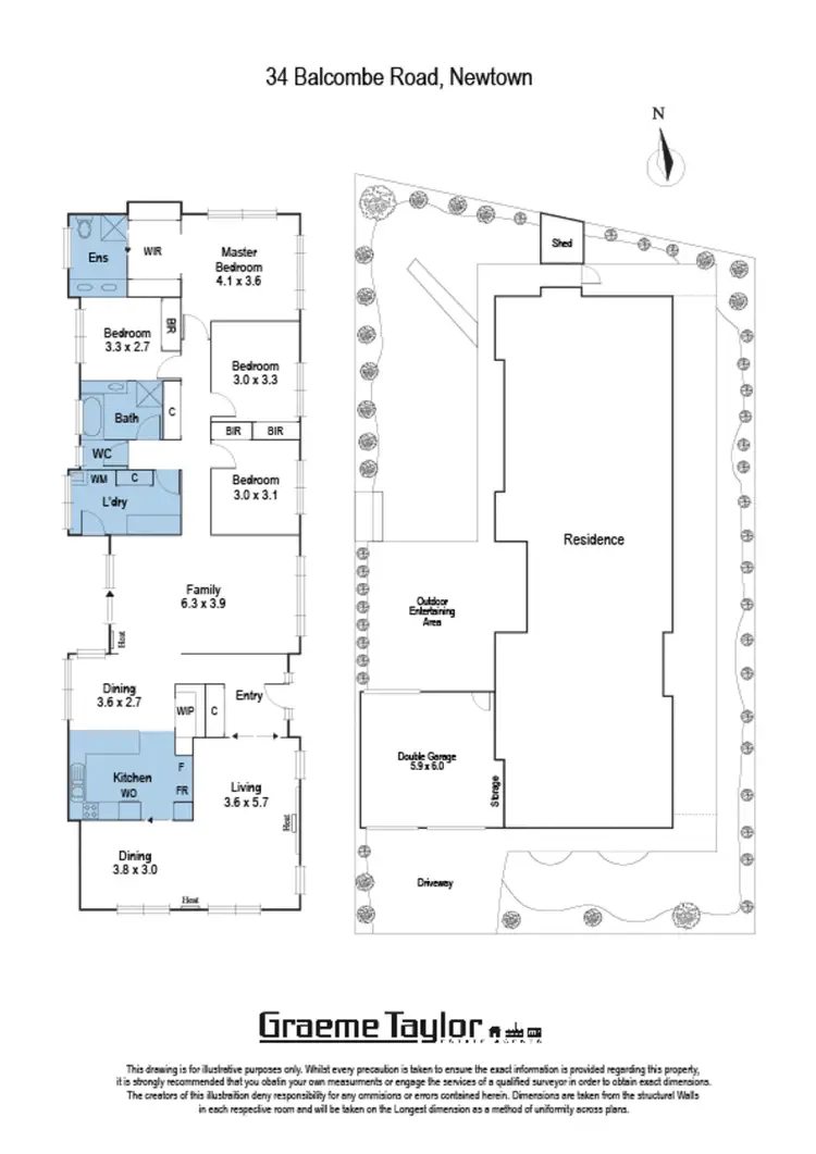 Floorplan of Homely house listing, 34 Balcombe Road, Newtown VIC 3220