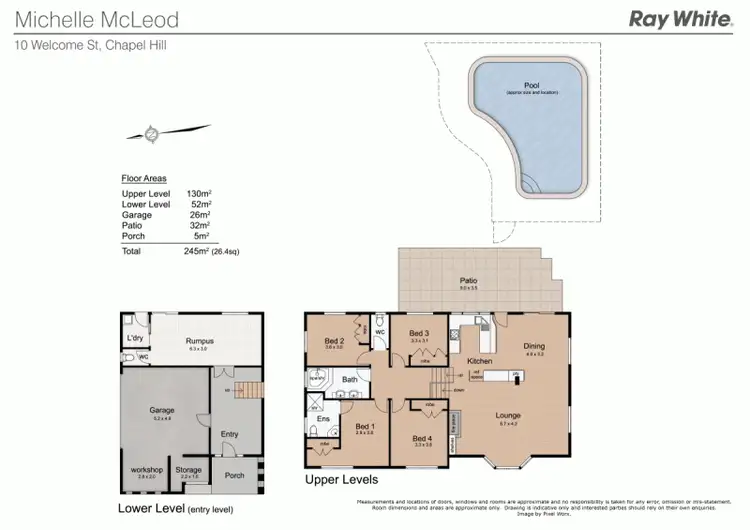 Floorplan of Homely house listing, 10 Welcome Street, Chapel Hill QLD 4069