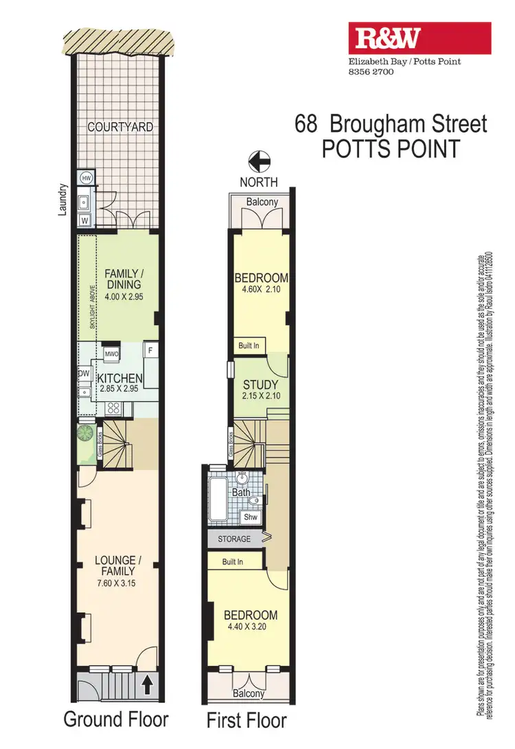 Floorplan of Homely terrace listing, 68 Brougham Street, Potts Point NSW 2011