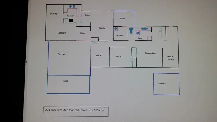 Floorplan of Homely house listing, 273 Elizabeth Avenue, Clontarf QLD 4019