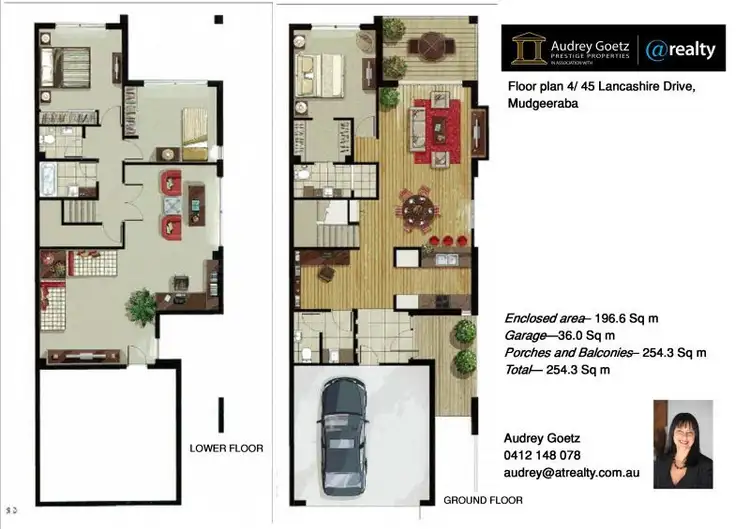 Floorplan of Homely villa listing, 4/45 Lancashire Drive, Mudgeeraba QLD 4213