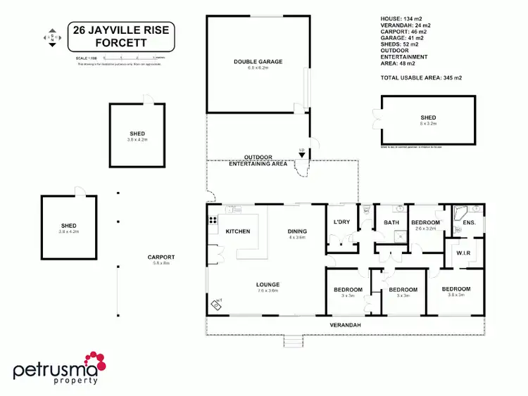 Floorplan of Homely house listing, 26 Jayville Rise, Forcett TAS 7173