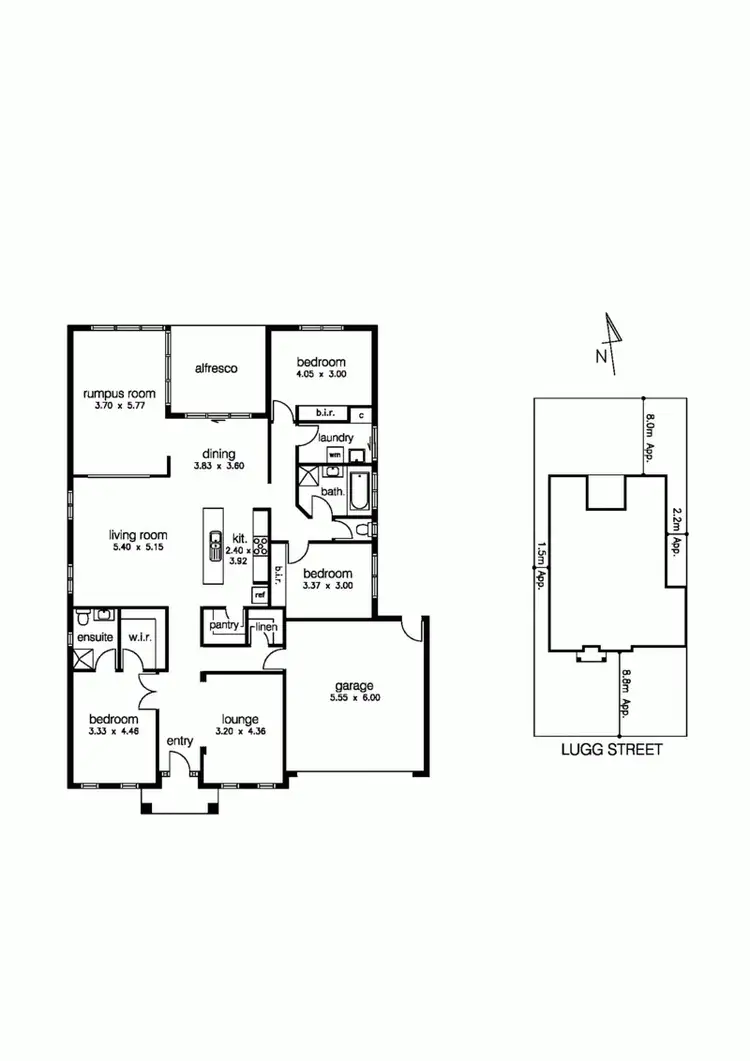 Floorplan of Homely house listing, 12 Lugg Street, Altona VIC 3018