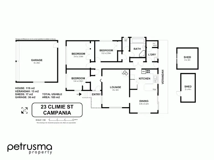Floorplan of Homely house listing, 23 Climie Street, Campania TAS 7026