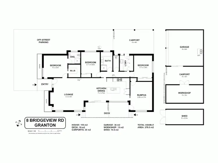 Floorplan of Homely house listing, 8 Bridgeview Road, Granton TAS 7030