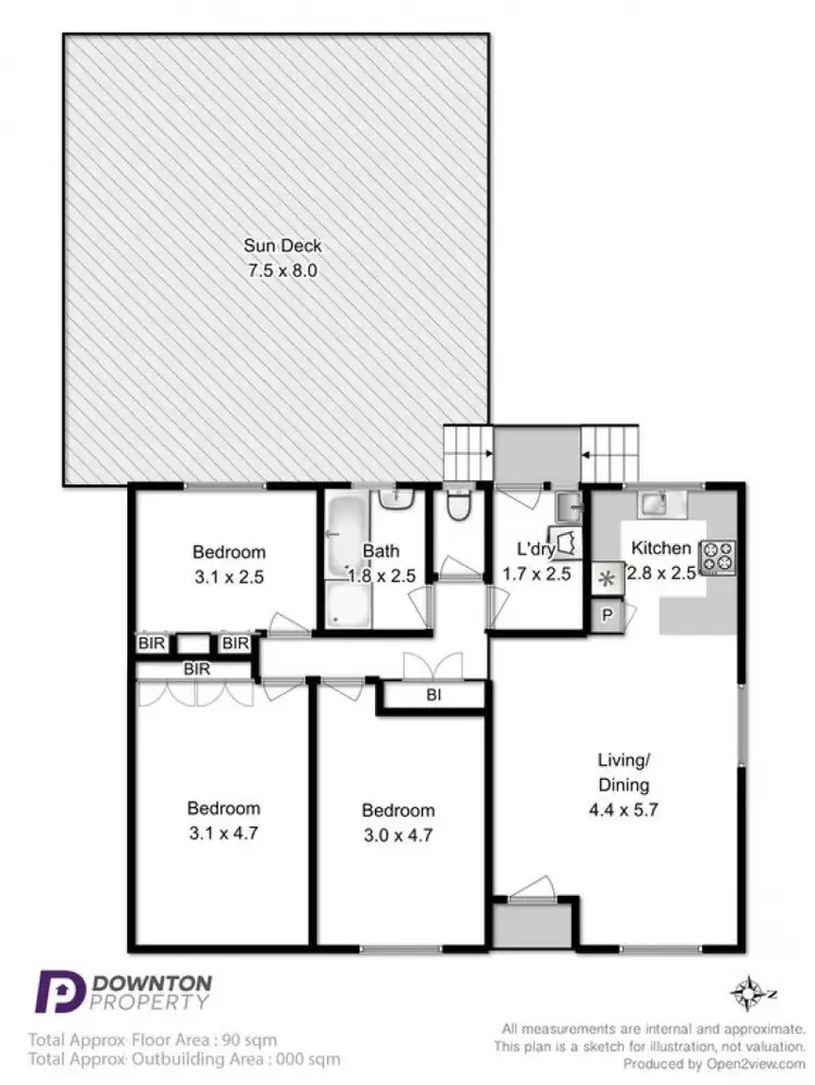 Floorplan of Homely house listing, 32 Atherton Avenue, West Moonah TAS 7009