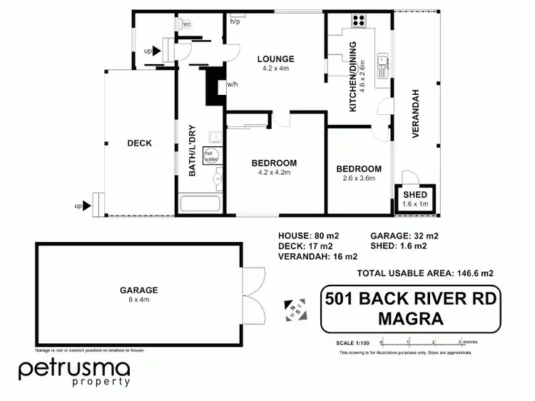Floorplan of Homely house listing, 501 Back River Road, Magra TAS 7140