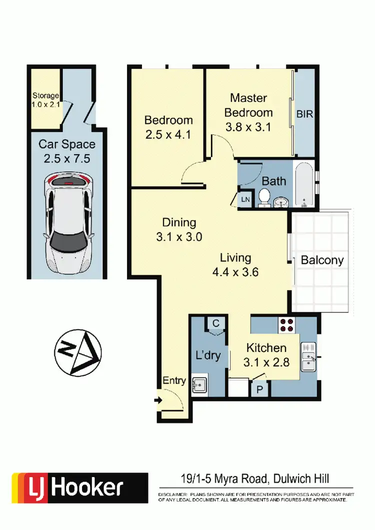 Floorplan of Homely apartment listing, 19/1-5 Myra Rd, Dulwich Hill NSW 2203