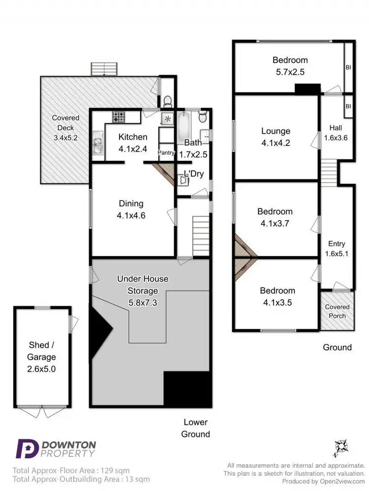 Floorplan of Homely house listing, 2 Summerhill Road, West Hobart TAS 7000