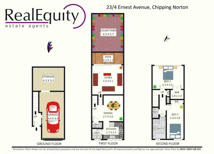 Floorplan of Homely townhouse listing, 23/4 Ernest Avenue, Chipping Norton NSW 2170