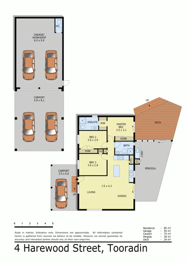 Floorplan of Homely house listing, 4 HAREWOOD STREET, Tooradin VIC 3980
