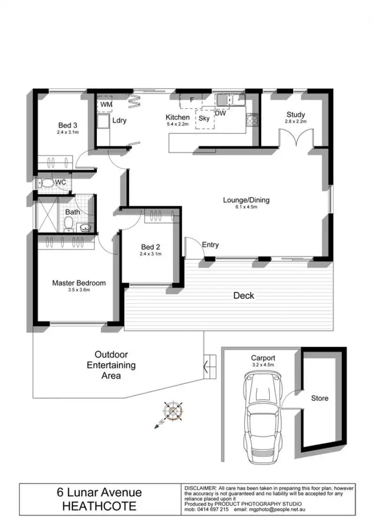 Floorplan of Homely house listing, 6 Lunar Avenue, Heathcote NSW 2233