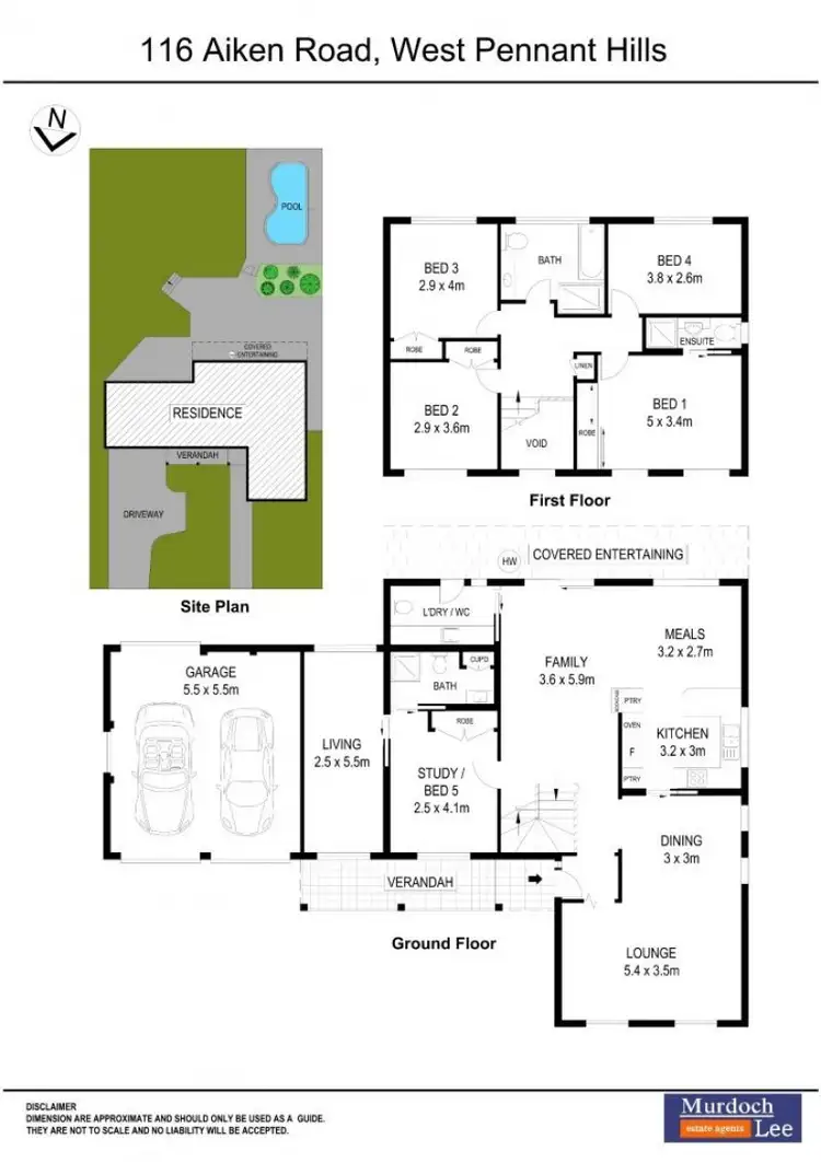 Floorplan of Homely house listing, 116 Aiken Road, West Pennant Hills NSW 2125