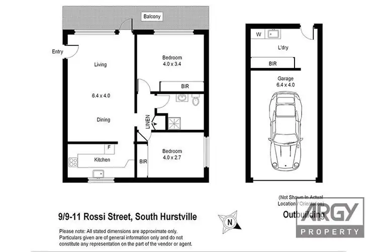 Floorplan of Homely unit listing, 9/9-11 Rossi Street, South Hurstville NSW 2221