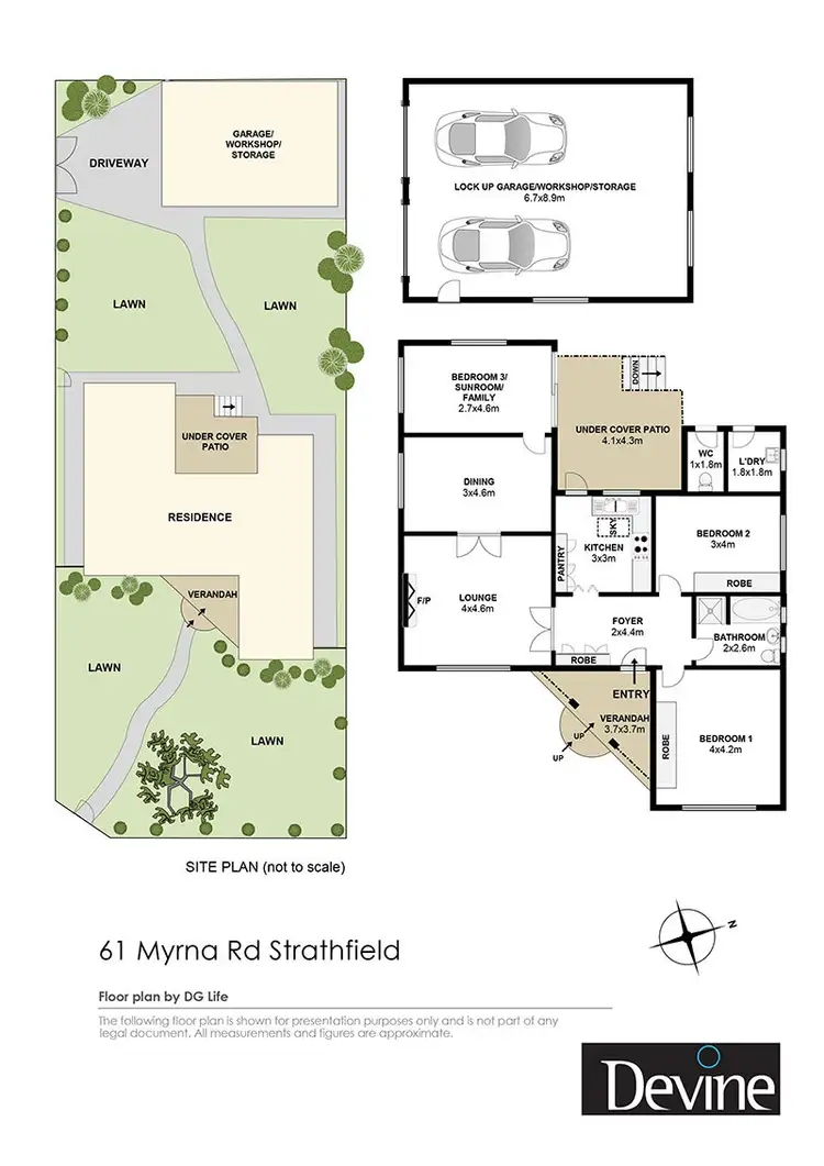 Floorplan of Homely house listing, 61 Myrna Road, Strathfield NSW 2135