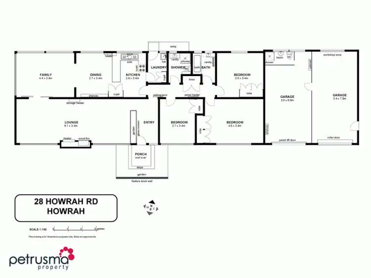 Floorplan of Homely house listing, 28 Howrah Road, Howrah TAS 7018