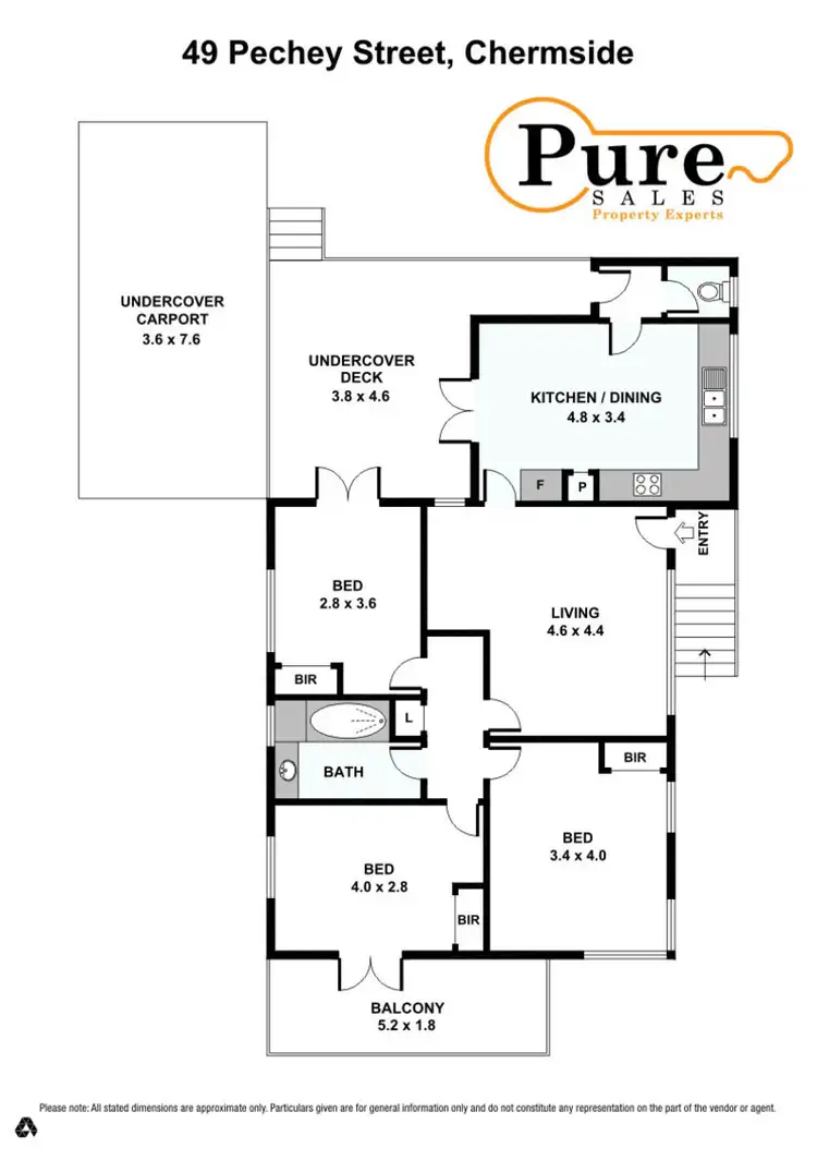 Floorplan of Homely house listing, 49 Pechey Street., Chermside QLD 4032