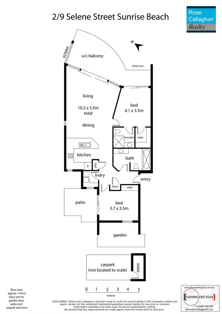 Floorplan of Homely apartment listing, 2/9 Selene Street, Sunrise Beach QLD 4567
