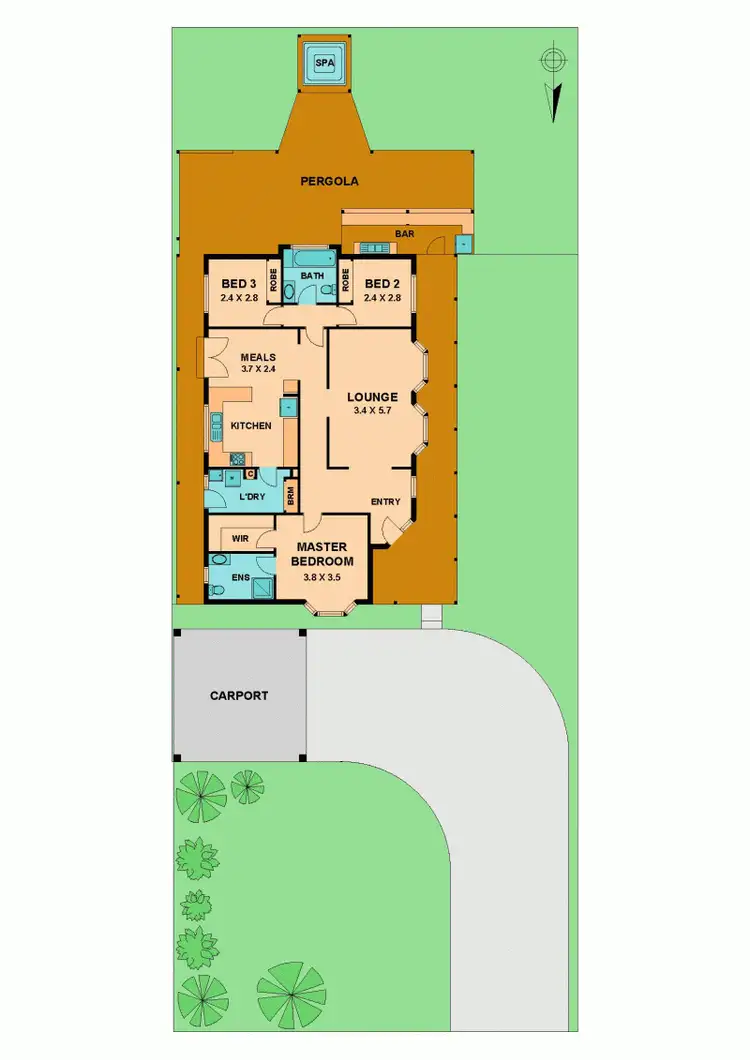 Floorplan of Homely house listing, 65 WILLIAM STREET, Wallan VIC 3756