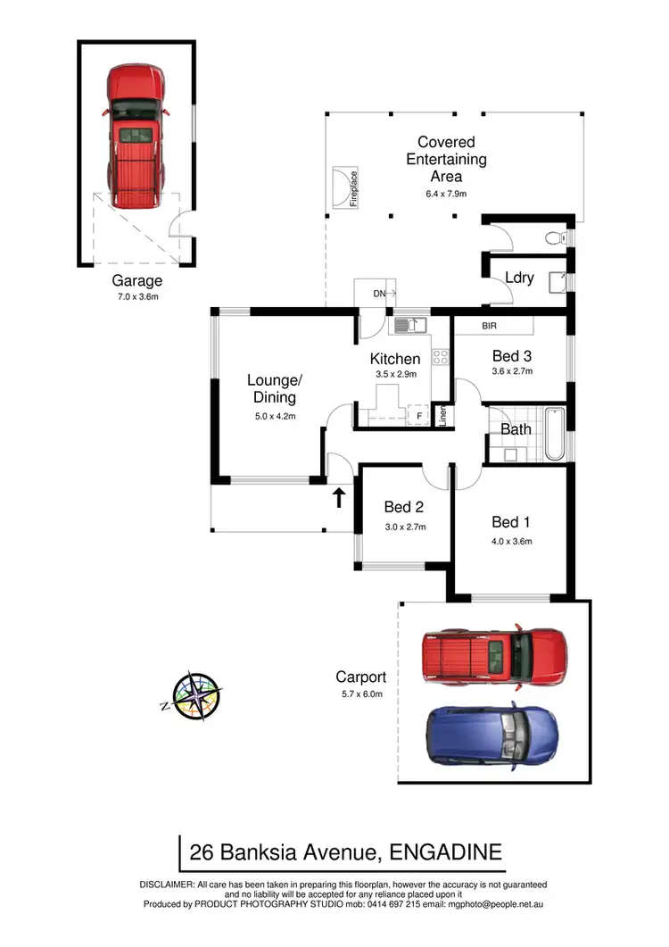 Floorplan of Homely house listing, 26 Banksia Avenue, Engadine NSW 2233