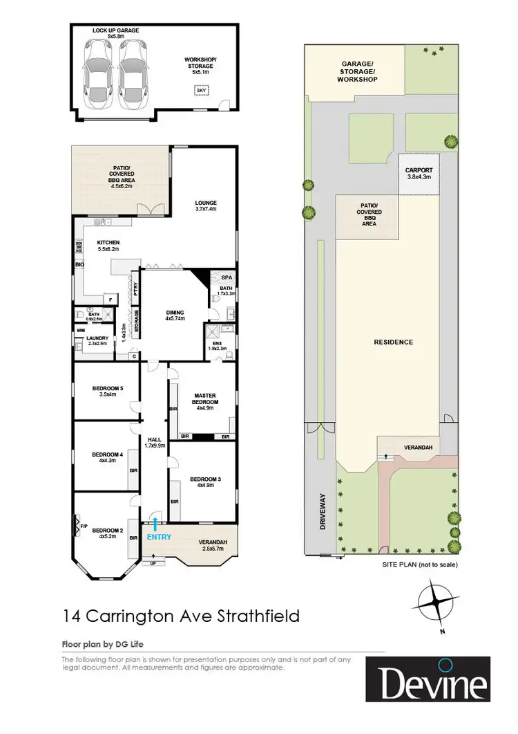 Floorplan of Homely house listing, 14 Carrington Avenue, Strathfield NSW 2135