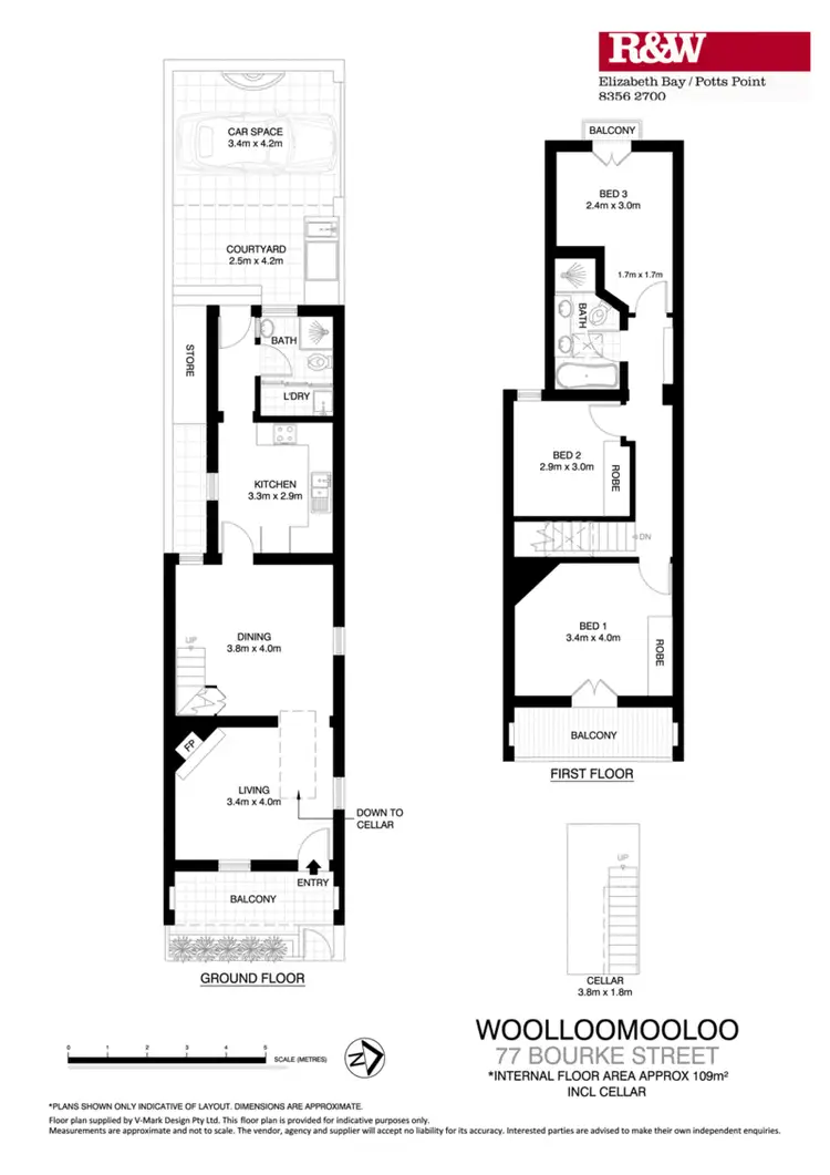 Floorplan of Homely house listing, 77 Bourke Street, Woolloomooloo NSW 2011