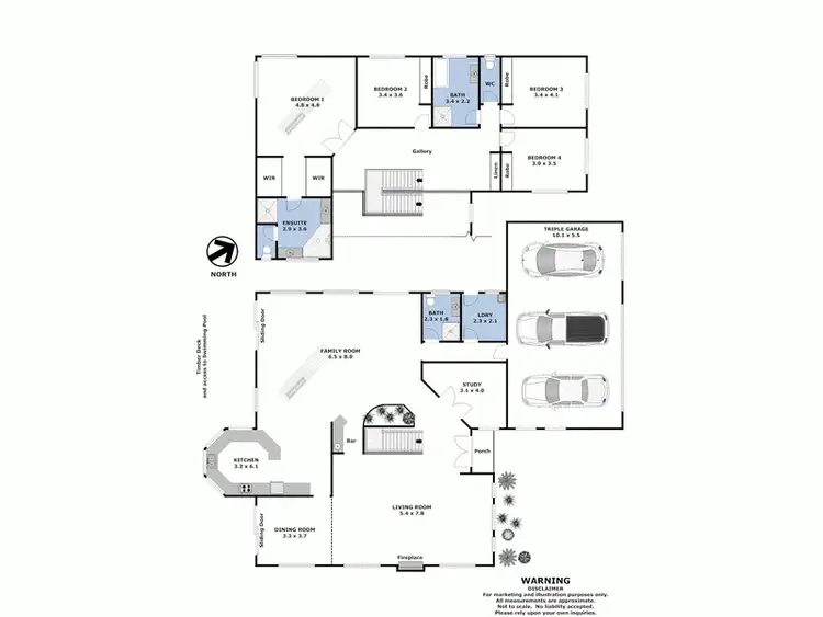 Floorplan of Homely house listing, 2 Matthew Way, West Pennant Hills NSW 2125