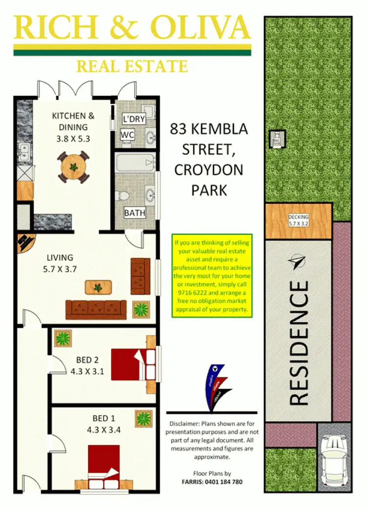 Floorplan of Homely house listing, 83 Kembla Street, Croydon Park NSW 2133