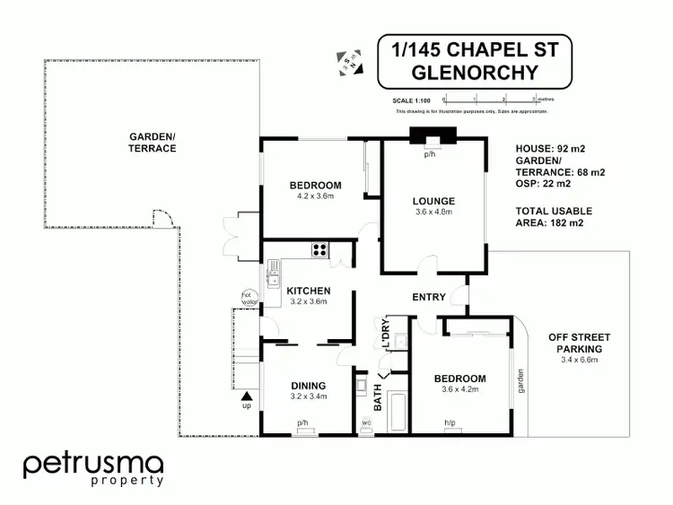 Floorplan of Homely house listing, 1/145 Chapel Street, Glenorchy TAS 7010
