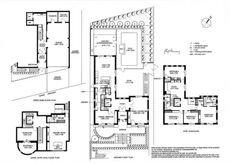 Floorplan of Homely house listing, 56 Burns Crescent, Chiswick NSW 2046
