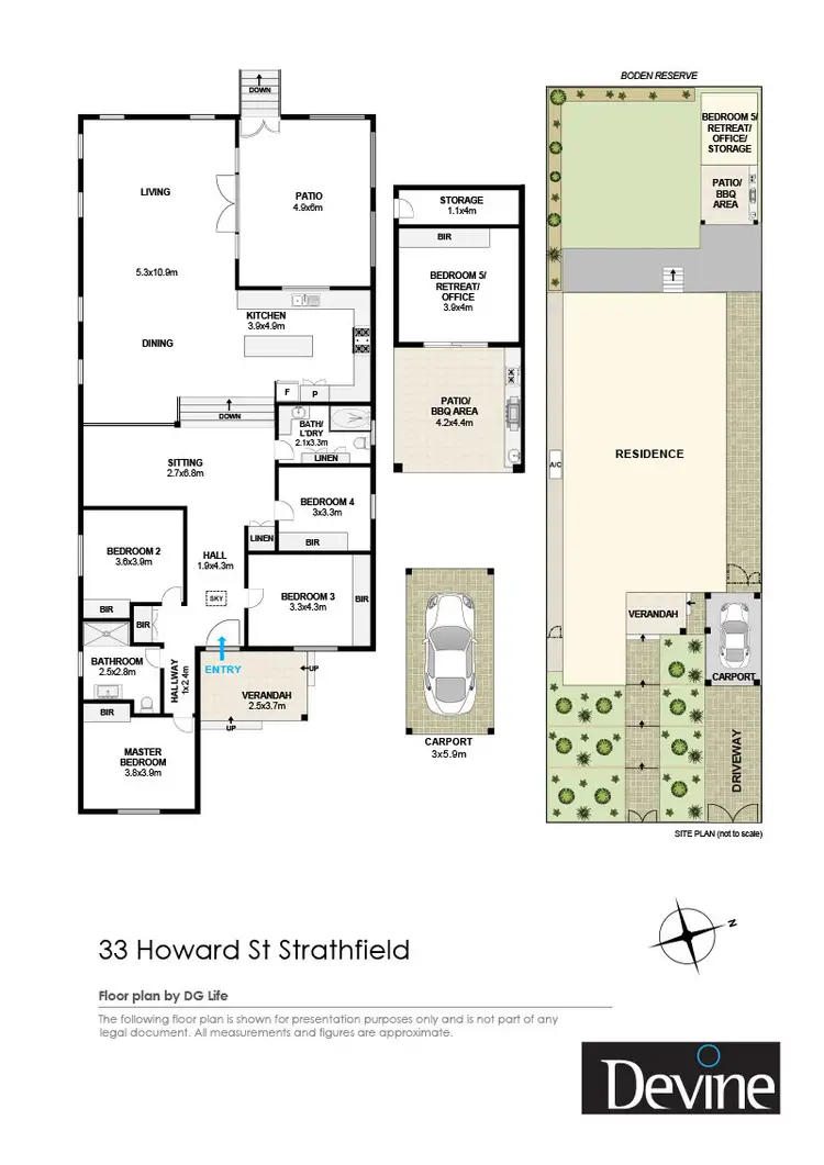 Floorplan of Homely house listing, 33 Howard Street, Strathfield NSW 2135