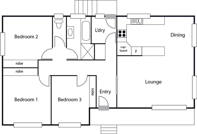 Floorplan of Homely house listing, 5 Roper Place, Chifley ACT 2606